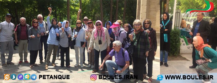 تجربه پتانک براى گردشگران فرانسوی در جشنواره فرهنگی ورزشی شهردارى اصفهان